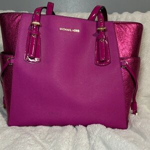 MICHAEL Michael Kors Pink Shimmer Tote Bag
